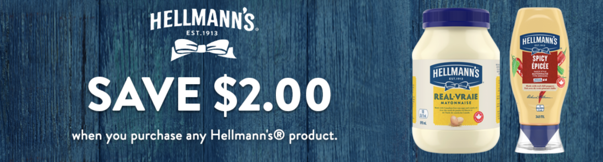 Coupon rabais de 2$ sur la Mayonnaise HellMann’s | Trouve ton Coupon